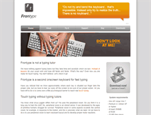 Tablet Screenshot of frontype.com